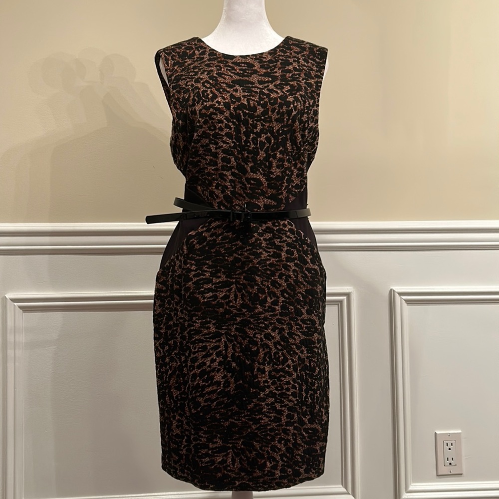 Never Worn Calvin Klein Animal Print Dress